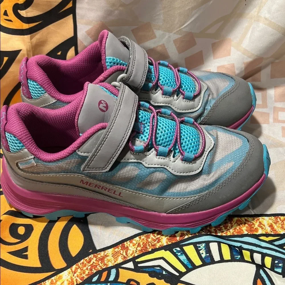 Merrell Unisex-Child Moab Speed 2 Low Waterproof Hiking Shoe Kids size 5